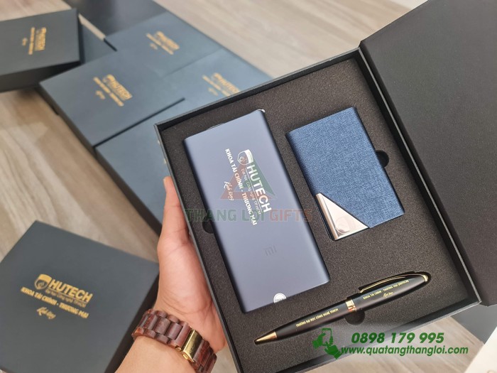 Bộ Quà Tặng Khắc logo Thương Hiệu Cao Cấp