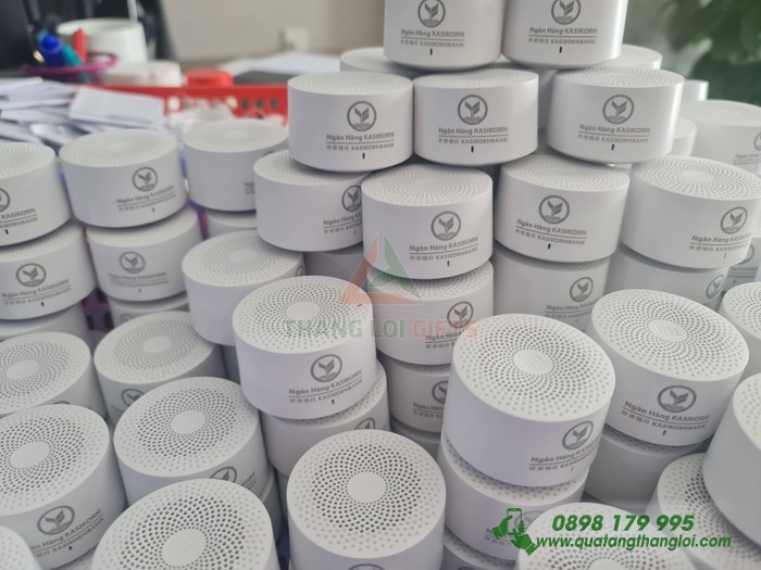 Loa Bluetooth mini + Hop Giay C in khac logo Ngân Hàng KASIKORN