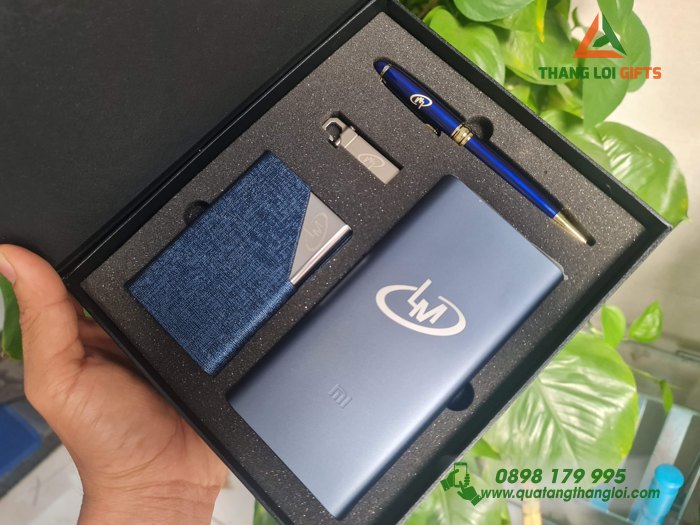 GIFTSET 4 món - Bộ quà tặng Khắc logo LM làm quà tặng khai trương quảng cáo thương hiệu (8)