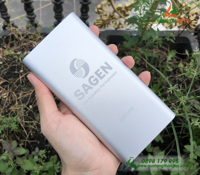 Pin Sạc Xiaomi – Khắc logo doanh nghiệp SAGEN