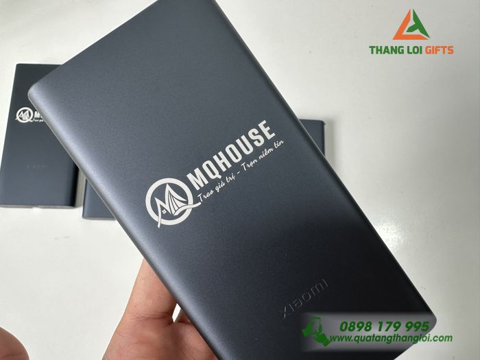 Pin Sạc Dự Phòng XIAOMI 10.000mAh - In logo MQHOUSE