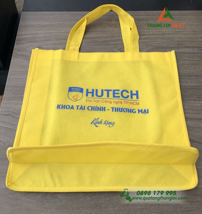 Túi Vải Không Dệt - In logo Trường ĐH HUTECH