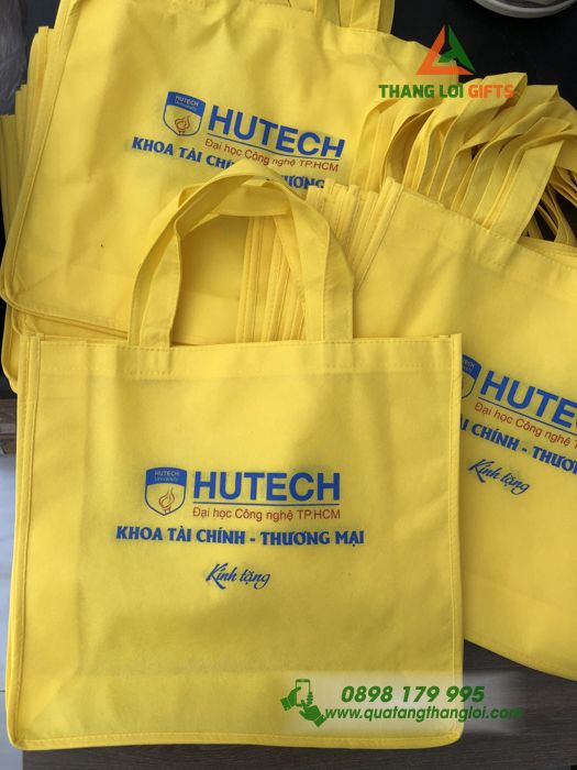 Túi Vải Không Dệt - In logo Trường ĐH HUTECH