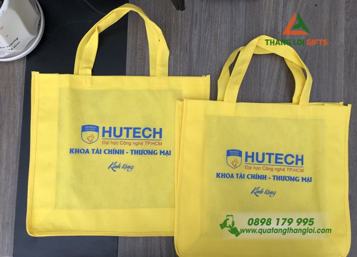 Túi Vải Không Dệt - In logo Trường ĐH HUTECH