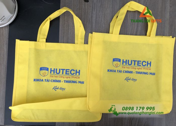 Túi Vải Không Dệt - In logo Trường ĐH HUTECH