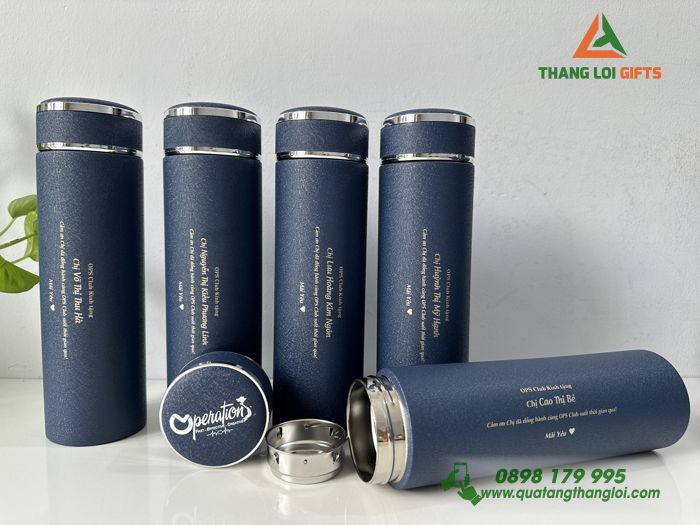 Bình giữ nhiệt Inox Cao cấp 2 lớp – Khắc logo doanh nghiệp OPS