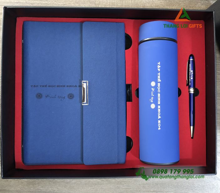 Bo giftset Binh giu nhiet, So tay & But ky - Khac Tri an Thay co