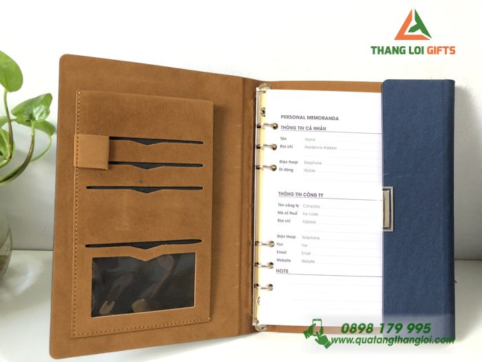 GIFTSET (So, Binh & But) - In khac noi dung Tap the 12A Tri an Thay Co