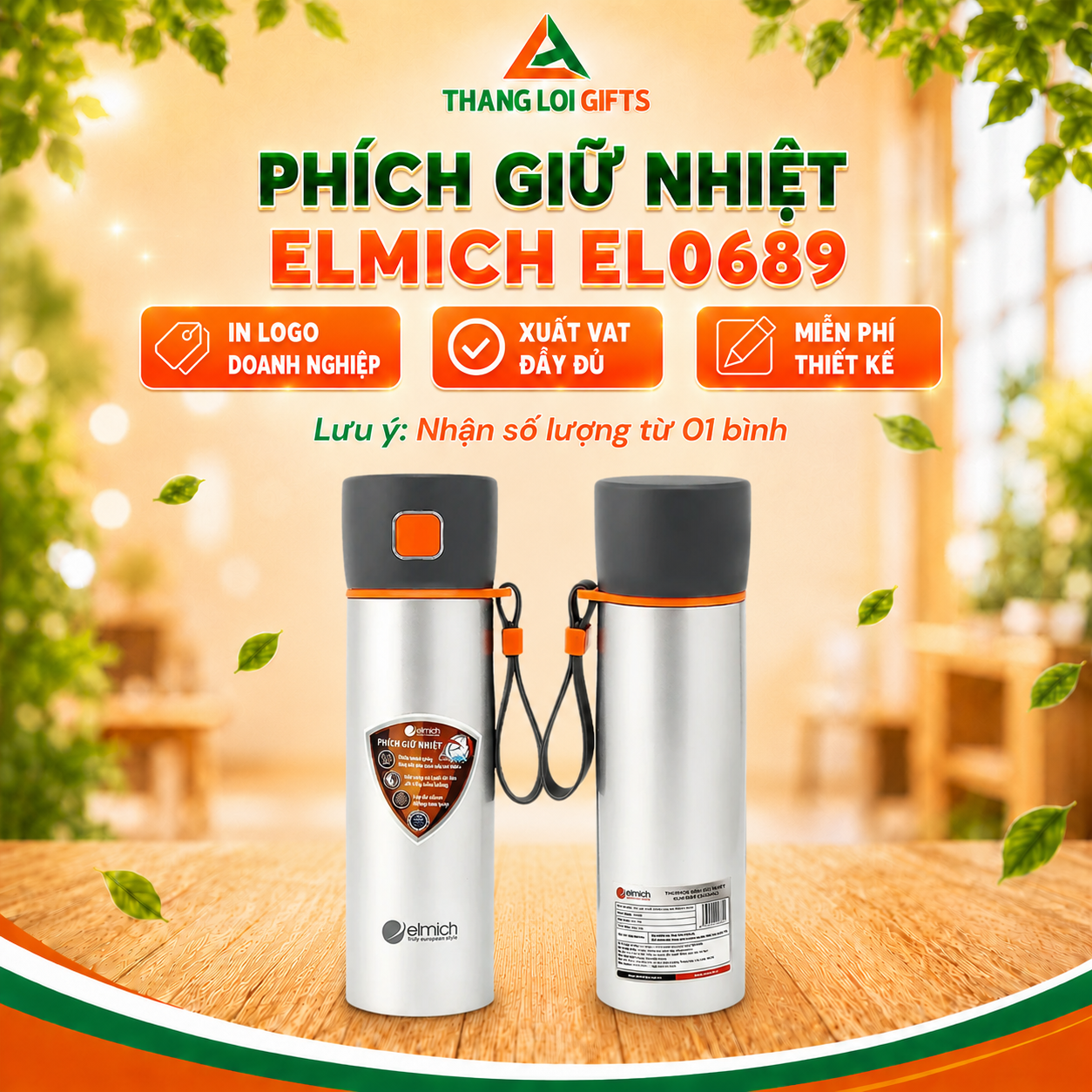 PHÍCH GIỮ NHIỆT ELMICH EL0689