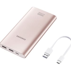 Pin Sạc Dự Phòng Samsung 10000mAh chính hãng - màu Hồng khắc logo