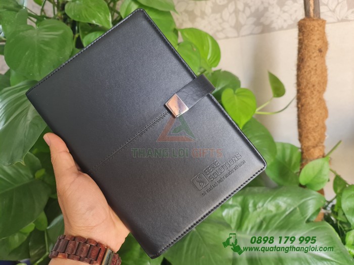 SCT 18 - So Tay Da Bia Cong Dap Chim logo GENE SOLUTIONS qua tang khach hang SCT 18 - So Tay Da Bia Cong Dap Chim logo GENE SOLUTIONS qua tang khach hang
