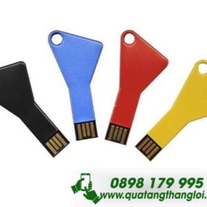 UKT 01- USB Chìa khóa kim loại in ấn logo quà tặng