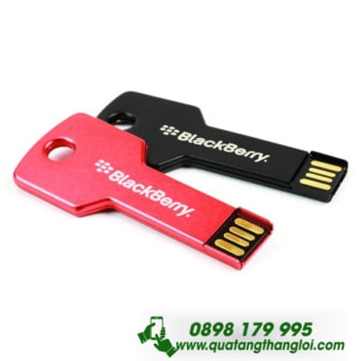 UKT 04 - USB chìa khóa kim loại in logo quà tặng