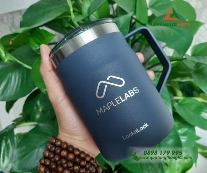 Ly Giữ Nhiệt LocknLock Tay Cầm Khắc logo MAPLELABS (1)