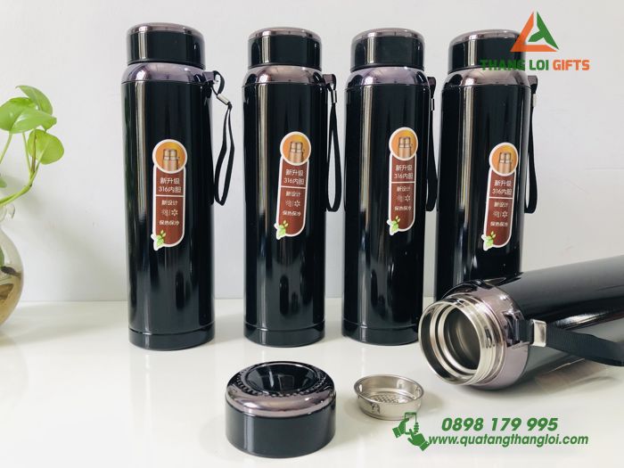 Binh giu nhiet Inox 900ml - In khac logo noi dung theo yeu cau 