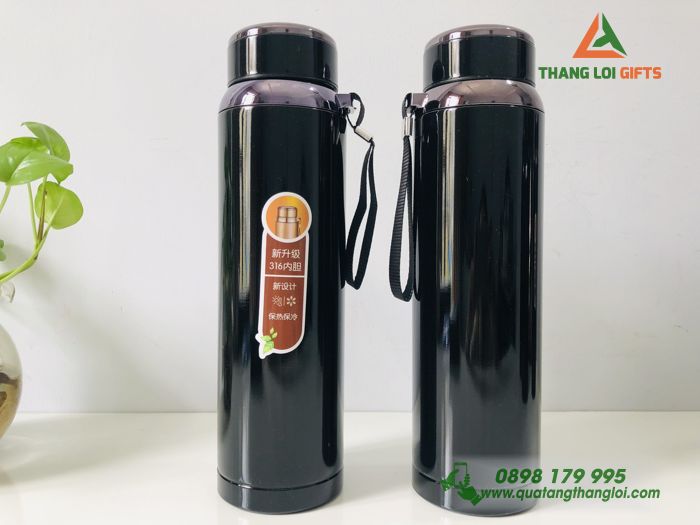 Binh giu nhiet Inox 900ml - In khac logo noi dung theo yeu cau 