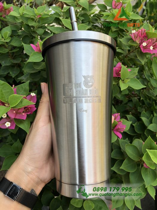 Ly Giữ Nhiệt Inox – Khắc Logo ĐH Luật – Chi Đoàn Giỏi