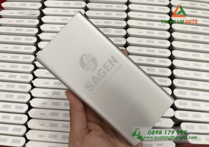 Pin Sạc Xiaomi - Khắc logo doanh nghiệp SAGEN