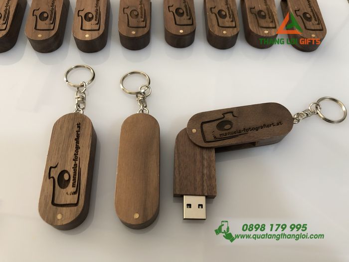 USB Gỗ 8GB – Khắc Logo Theo Yêu Cầu