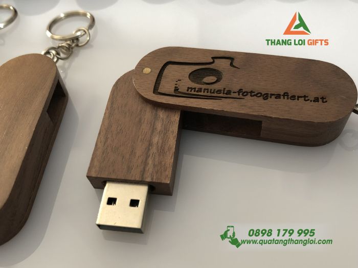 USB Gỗ 8GB – Khắc Logo Theo Yêu Cầu