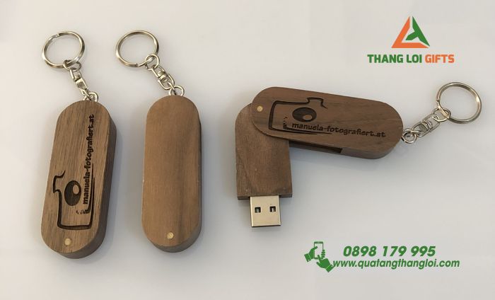 USB Gỗ 8GB – Khắc Logo Theo Yêu Cầu