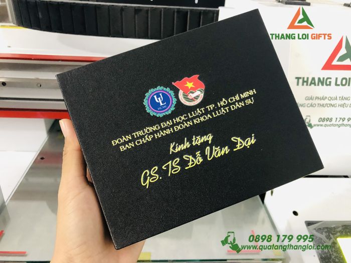 Bộ Quà Tặng (Hộp Namecard +Bút Ký) - Quà Tặng In Logo Công Đoàn