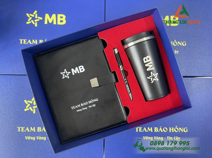 Bo qua tang So Ly But - In an logo MB Bank 