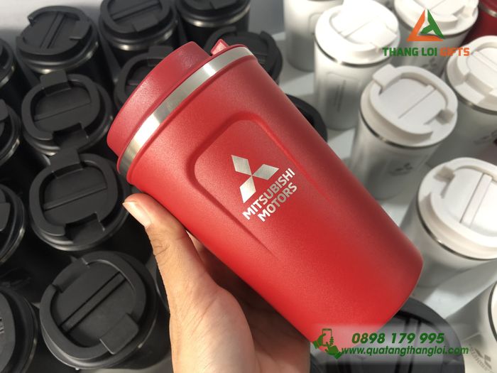 Ly giu nhiet Coffe Mug 380ml - Khac logo MITSUBISHI MOTOR