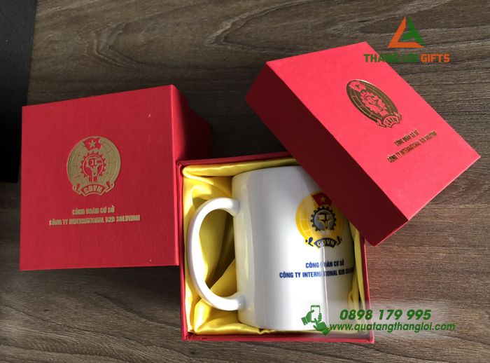 Ly Sứ Minh Long In Logo CÔNG ĐOÀN VIỆT NAM