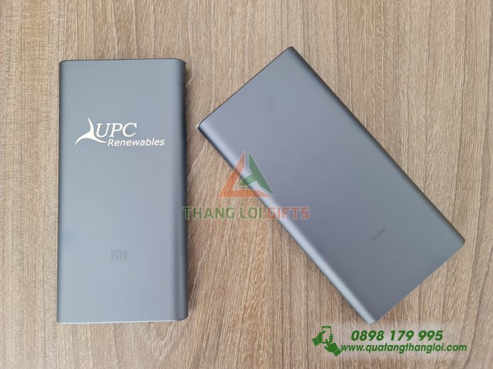 Pin Sạc Dự Phòng Xiaomi 10000mAh – Khắc Logo Doanh Nghiệp UPC Làm Quà Tặng