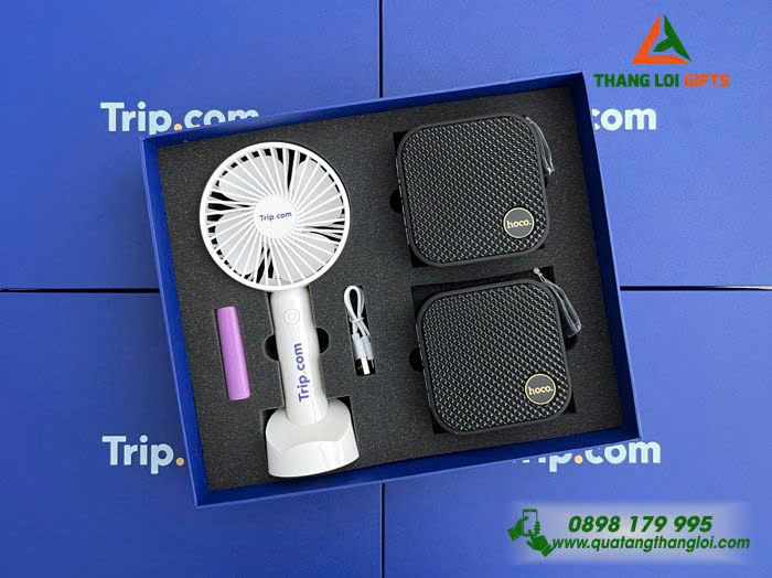 GST 69 – Bộ Quà Tặng In Logo (Loa Bluetooth & Quạt mini cầm tay) GST 69 – Bộ Quà Tặng In Logo (Loa Bluetooth & Quạt mini cầm tay)