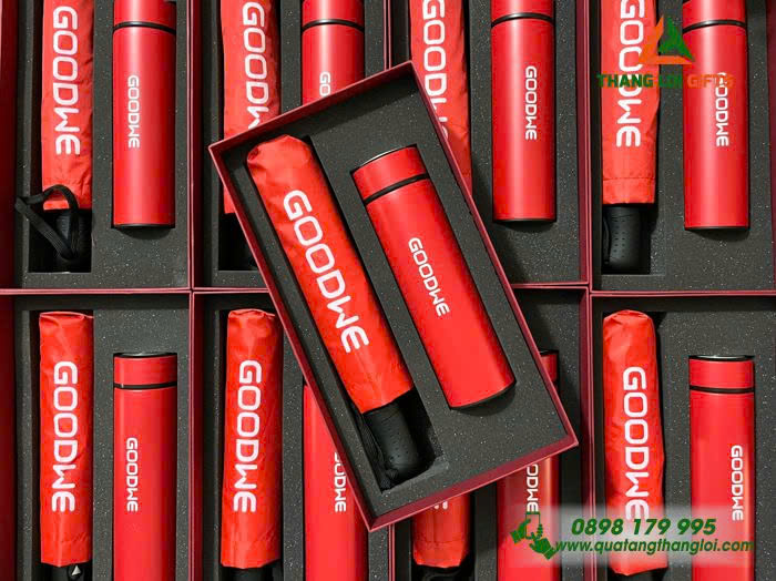 GST 72 – Bộ Quà Tặng In Logo (Bình giữ nhiệt & Dù cầm tay) GST 72 – Bộ Quà Tặng In Logo (Bình giữ nhiệt & Dù cầm tay)